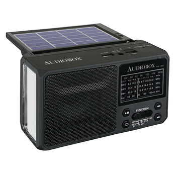 RX-12BT Audibox Rechargeable Multi-Band Solar Radio with Charger